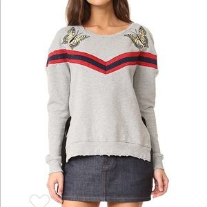 Pam and Gela Embroidered Sweatshirt
